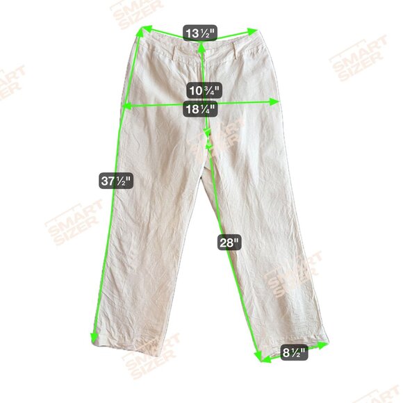 Joneswear Womens Wide Leg Pants Size 4 Silk Linen Vintage Y2K Career Work - Picture 2 of 7